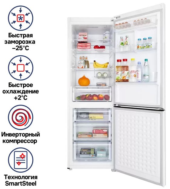 Холодильник Maunfeld MFF187NFIW10 в Тюмени (preview 2)