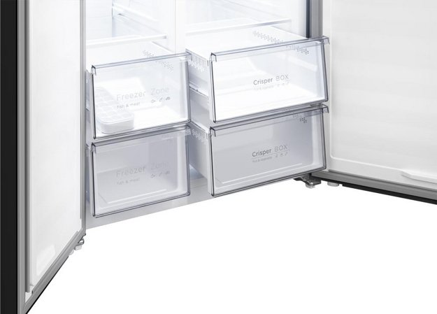 Отдельностоящий холодильник с инвертором Weissgauff WSBS 550 Built-in NoFrost Inverter Black в Тюмени (preview 12)
