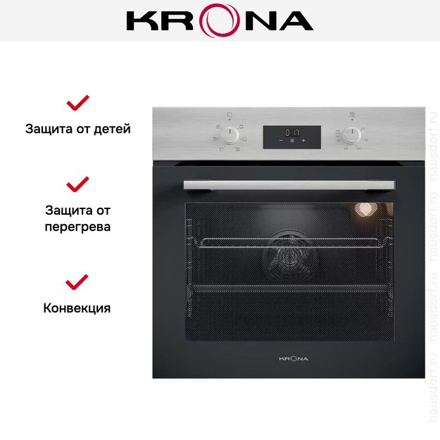 Электрический духовой шкаф KRONA BEATO 60 IX в Тюмени (preview 16)