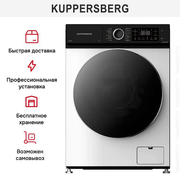 Стиральная машина Kuppersberg WM 420 WB в Тюмени (preview 5)