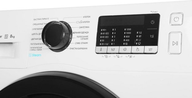 Стиральная машина Samsung WW80AGAS22AE/LD в Тюмени (preview 10)
