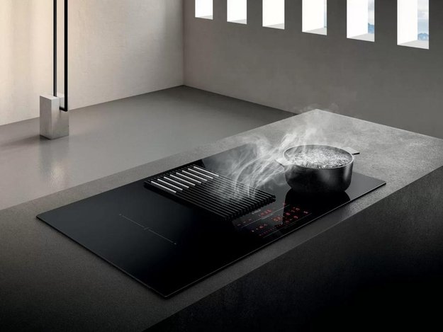 Варочная панель с вытяжкой Elica NIKOLATESLA LIBRA BL/F/83 в Тюмени (preview 2)