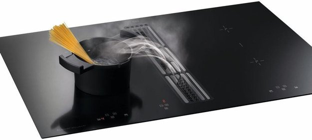 Варочная панель с вытяжкой Kuppersbusch KMI 9800.0 SR Stainless Steel в Тюмени (preview 2)