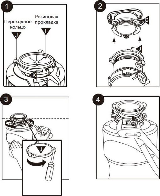 Измельчитель пищевых отходов Haier HDM-1375B в Тюмени (preview 4)