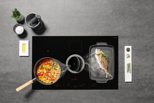 Варочная панель с вытяжкой Elica NIKOLATESLA SWITCH BL/A/83 в Тюмени (preview 3)