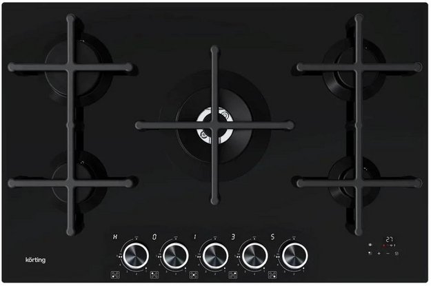 Газовая варочная панель Korting HGG 9766 ICPTN в Тюмени (preview 1)