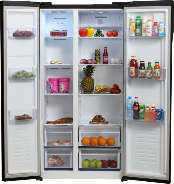 Холодильник Hyundai CS5003F черное стекло в Тюмени (preview 5)