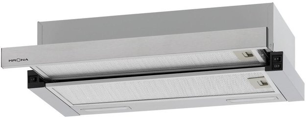 Встраиваемая вытяжка Krona GERDA T 600 inox PB в Тюмени (preview 1)