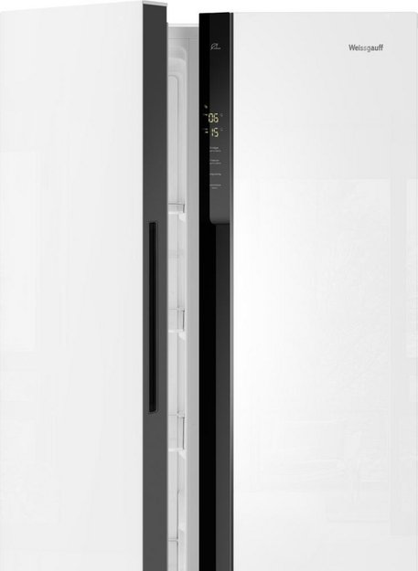 Отдельностоящий холодильник с инвертором Weissgauff WSBS 500 Inverter NoFrost White Glass в Тюмени (preview 11)