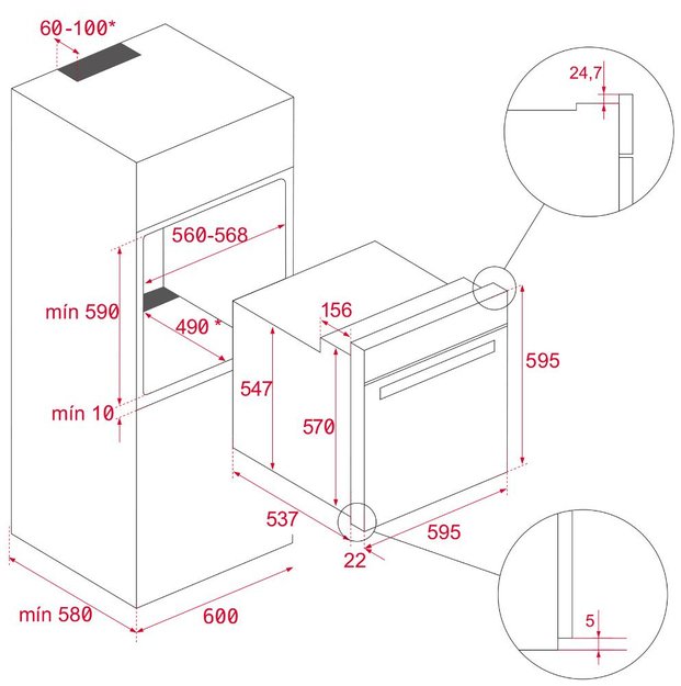 Духовой шкаф Teka AIRFRY HLB 8416 NIGHT RIVER BLACK в Тюмени (preview 12)