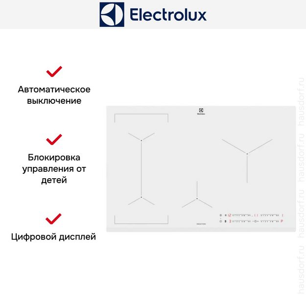 Индукционная варочная панель Electrolux EIV83443BW в Тюмени (preview 6)