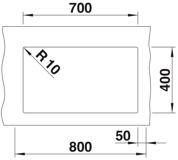 Мойка Blanco ROTAN 700-U Silgranit белый в Тюмени (preview 4)