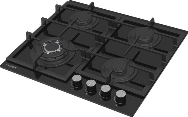 Газовая варочная панель Hyundai HHG 6436 BG в Тюмени (preview 3)