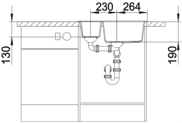 Мойка BLANCO METRA 6 Silgranit черный в Тюмени (preview 5)