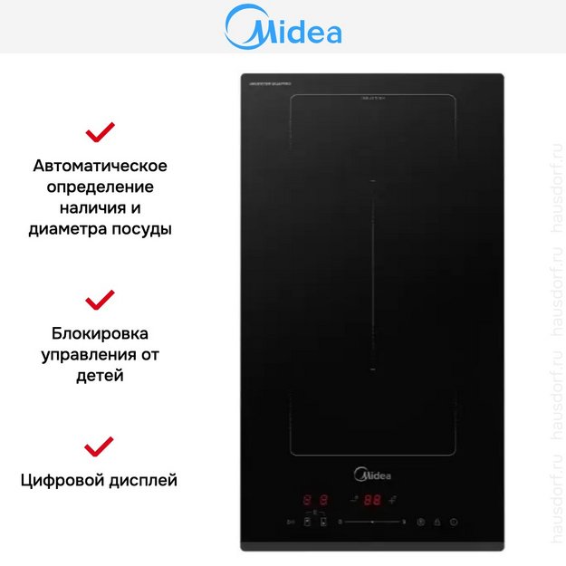 Варочная панель Midea MIH37707F в Тюмени (preview 7)