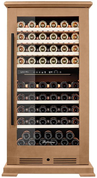 Винный шкаф Meyvel MV99PRO-KBT2 (Натуральный бук) в Тюмени (preview 1)