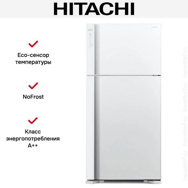 Холодильник Hitachi R-V 660 PUC7-1 TWH в Тюмени (preview 3)