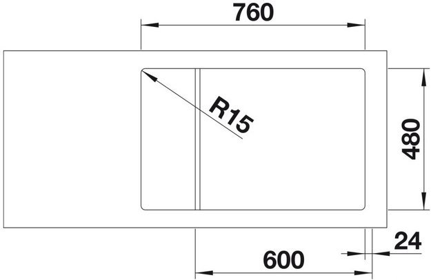 Мойка BLANCO LEMIS XL 6 S-IF Compact нержавеющая сталь в Тюмени (preview 3)