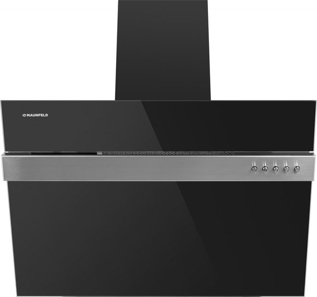 Кухонная вытяжка MAUNFELD Bridge Line 60 черный\вставка сатин в Тюмени (preview 1)