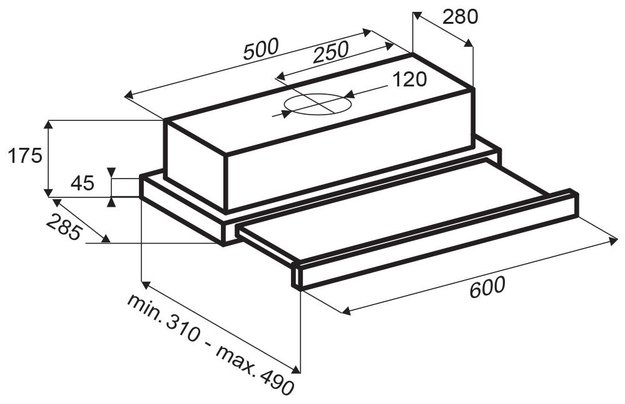 Вытяжка Zigmund Shtain K 010.6 B в Тюмени (preview 4)