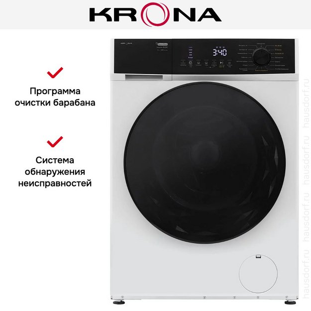 Стиральная машина KRONA RHENE MAX WHITE 1400 9K WM в Тюмени (preview 16)
