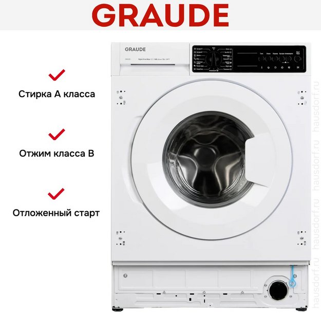 Встраиваемая стиральная машина Graude EWA 80.1 в Тюмени (preview 19)