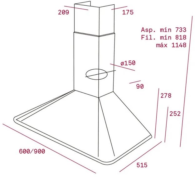 Вытяжка Teka DOS 90 BEIGE-BRASS в Тюмени (preview 2)