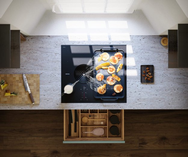 Индукционная варочная панель со встроенной вытяжкой BORA PURSU2R в Тюмени (preview 3)