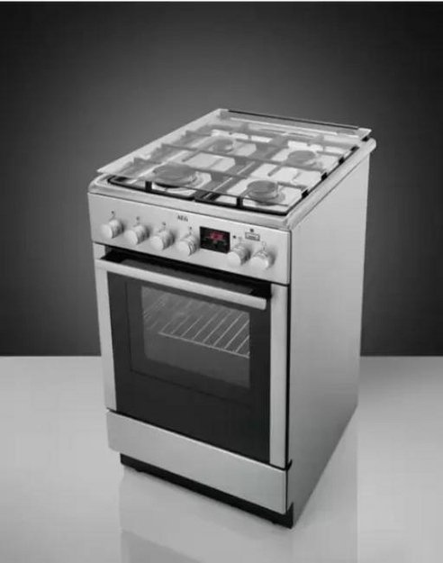 Комбинированная плита  AEG CKR56400BX в Тюмени (preview 2)