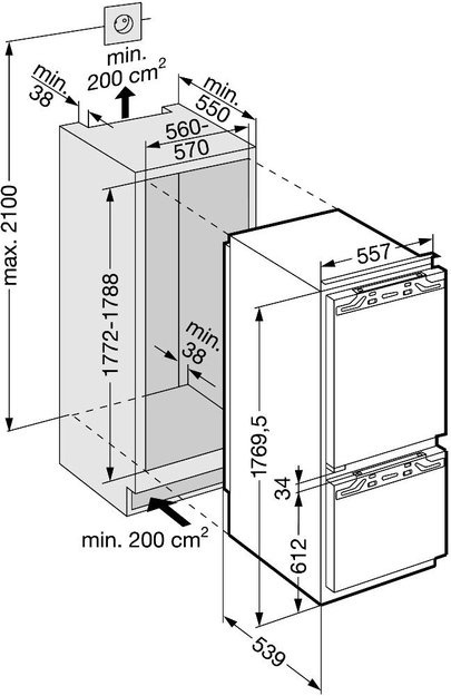 Холодильник Liebherr IKV 3214 Comfort в Тюмени (preview 4)