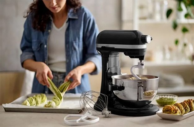 Миксер профессиональный KitchenAid Heavy Duty 5KSM55SXXEOB в Тюмени (фото 7) Миксер профессиональный KitchenAid Heavy Duty 5KSM55SXXEOB в Тюмени (preview 7)