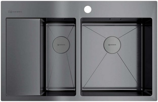 Мойка Omoikiri AKISAME 78-2 GM R new крыло слева в Тюмени (preview 1)