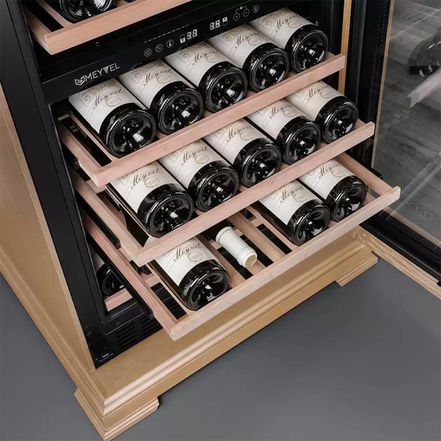Винный шкаф Meyvel MV77PRO-KBT2 (Натуральный бук) в Тюмени (preview 7)