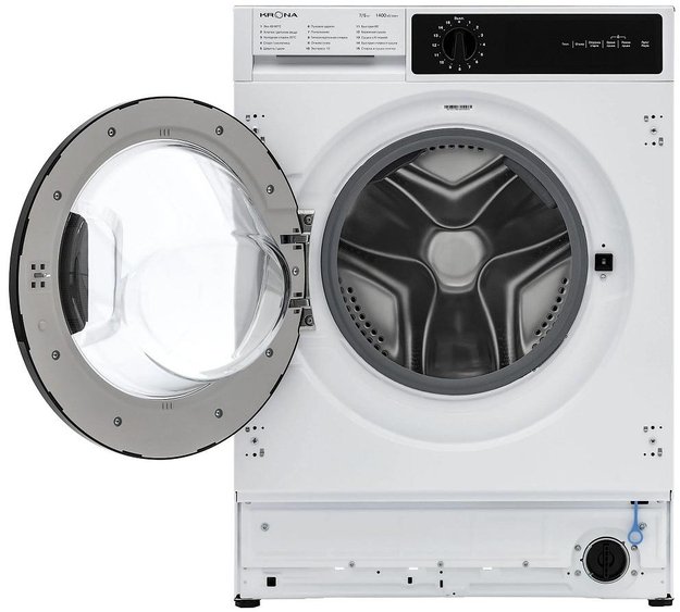 Встраиваемая стирально-сушильная машина KRONA DARRE 1400 7/5K WHITE в Тюмени (preview 2)