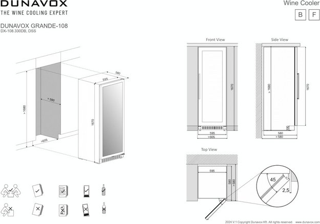 Винный шкаф Dunavox DX-108.330DC в Тюмени (фото 7) Винный шкаф Dunavox DX-108.330DC в Тюмени (preview 7)