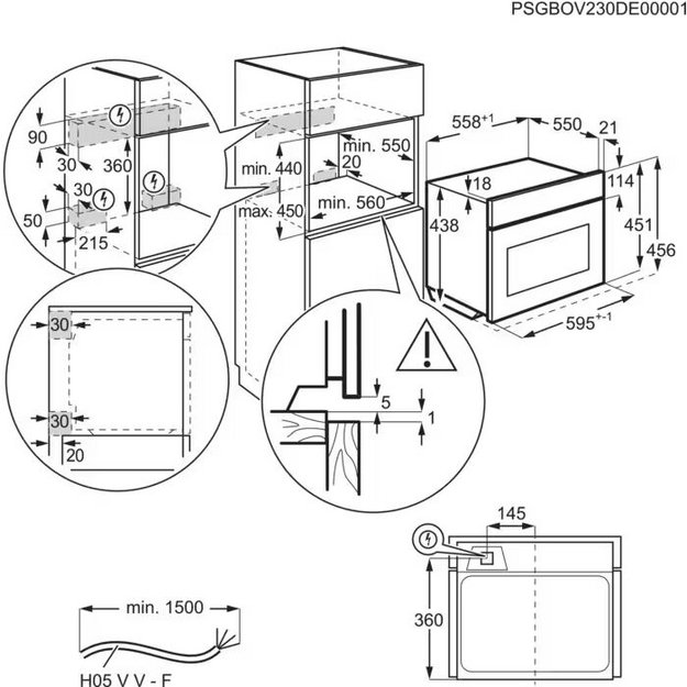 Компактный духовой шкаф AEG NKK9N821T в Тюмени (preview 7)