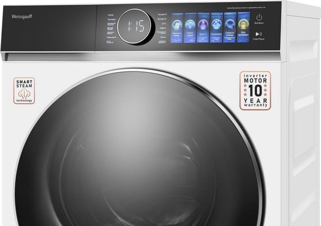 Стиральная машина Weissgauff WM 777 Color Touch Inverter Steam в Тюмени (preview 6)