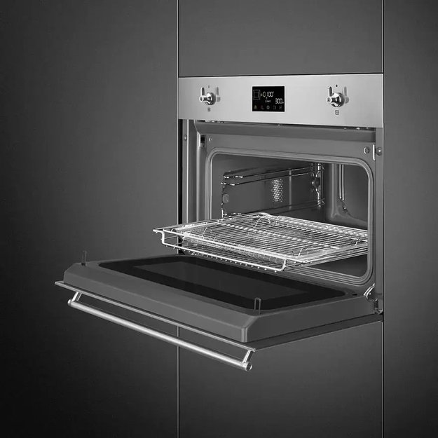 Компактный духовой шкаф Smeg SO4302M1X в Тюмени (preview 5)