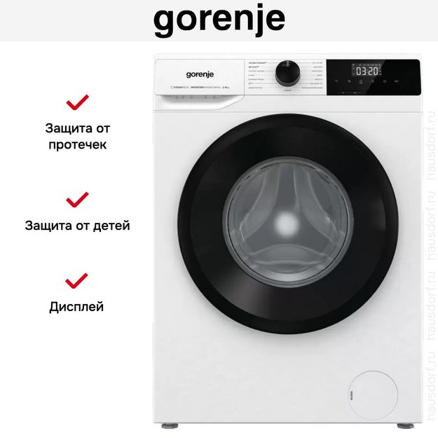 Стиральная машина Gorenje W1NHPI60SCSIRV в Тюмени (preview 21)