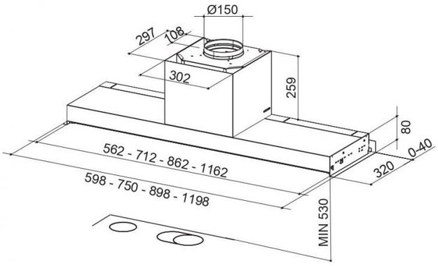 Вытяжка Faber IN-NOVA PREMIUM BK M A90 в Тюмени (preview 2)