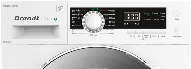 Стирально-сушильная машина Brandt WD184QWE в Тюмени (preview 2)