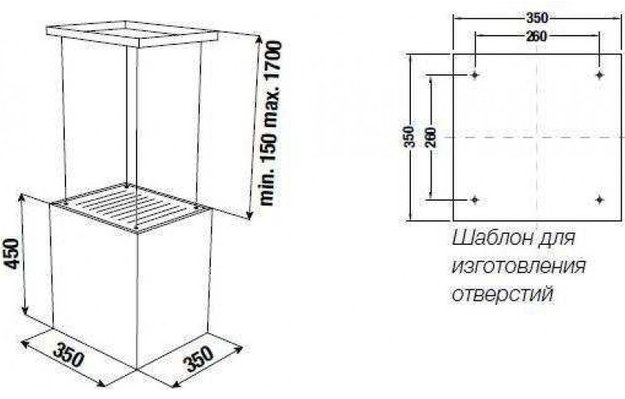 Островная вытяжка Kuppersbusch DI 3800.0 S3 Silver Chrome в Тюмени (preview 4)