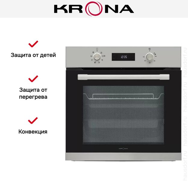 Электрический духовой шкаф KRONA STEFANO 60 IX в Тюмени (preview 15)