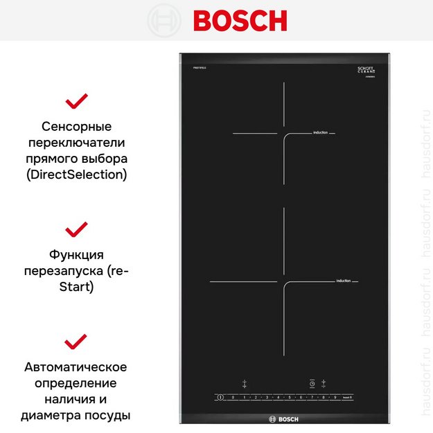 Варочная панель Bosch PIB375FB1E в Тюмени (preview 4)