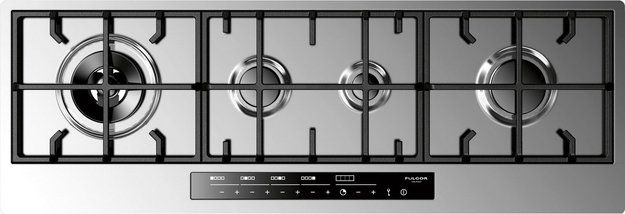 Варочная панель Fulgor Milano CPH 1124 G WK TC X в Тюмени (preview 1)