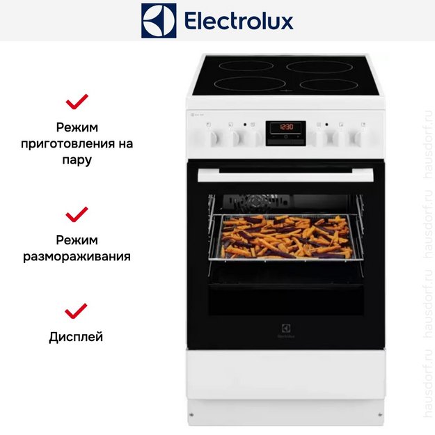 Электрическая плита Electrolux RKR540200W в Тюмени (preview 4)