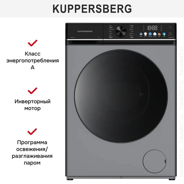 Стиральная машина Kuppersberg WM 410 GR в Тюмени (preview 4)