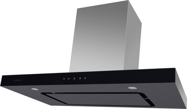Встраиваемая кухонная вытяжка MAUNFELD Norfolk 90 нержавеющая сталь\черное стекло в Тюмени (preview 1)