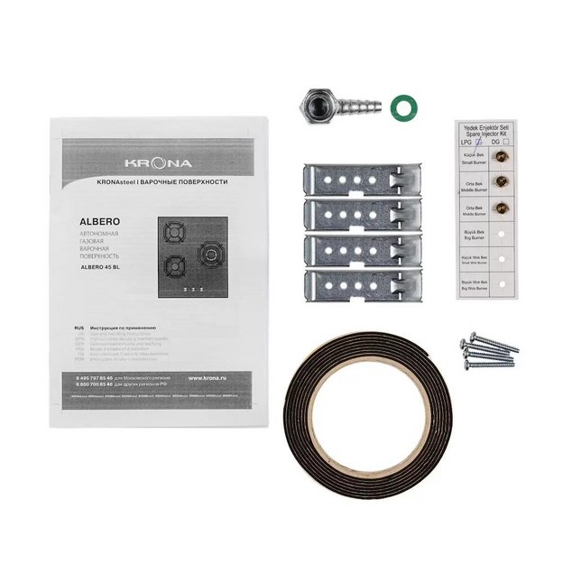 Варочная поверхность KRONA ALBERO 45 BL в Тюмени (preview 7)