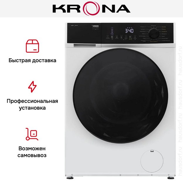 Стиральная машина KRONA RHENE MAX WHITE 1400 9K WM в Тюмени (preview 17)